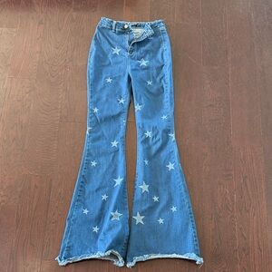 Nasty gal Star Flare Jeans